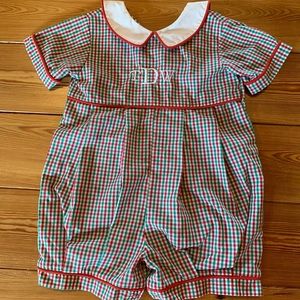 Boys Christmas Romper